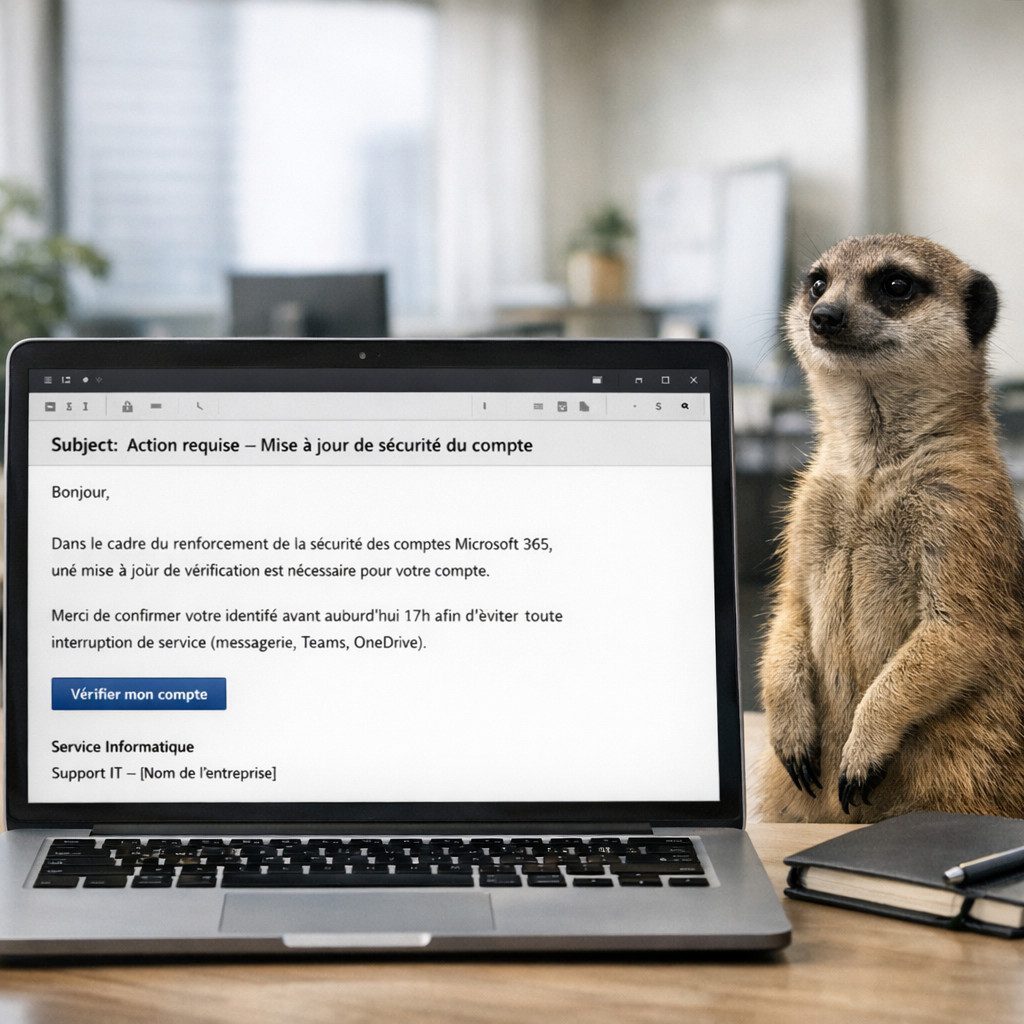 simulation phishing entreprise