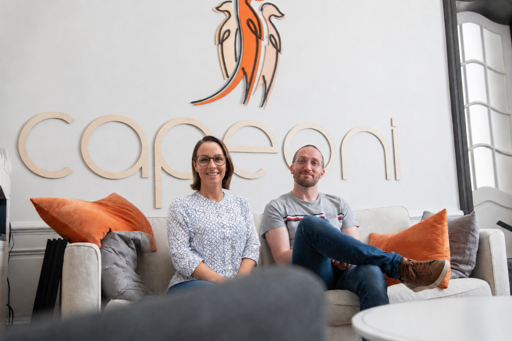 Guillaume et Lucie les cofondateurs de CAPEONI